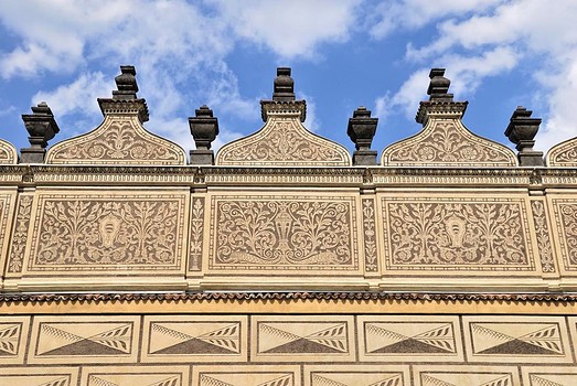 Sgraffito Facade Schwarzenberg Palace Prague Czech Republic yooniqimages